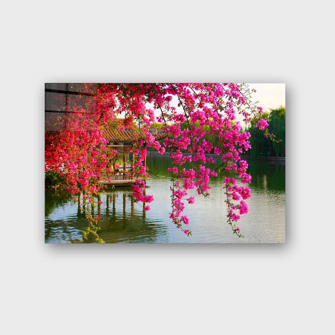 Quadro Decorativo em Vidro Temperado Multicolor 40x60cm - Arte Moderna para Parede