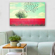 Quadro Decorativo em Vidro Temperado Multicolor 70x100cm - Arte Moderna para Parede