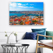 Quadro Decorativo em Vidro Temperado Multicolor 70x100cm - Arte Moderna para Parede