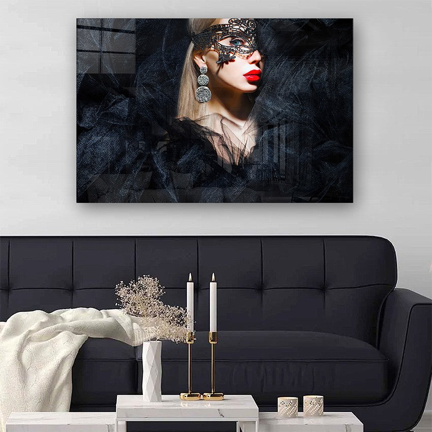 Quadro Decorativo em Vidro Temperado Multicolor 70x100cm - Arte Moderna para Parede