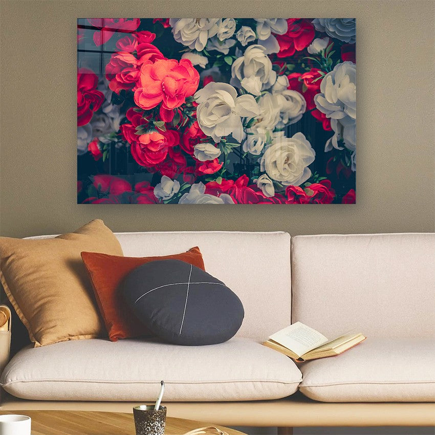 Quadro Decorativo em Vidro Temperado Multicolor 40x60cm - Arte Moderna para Parede