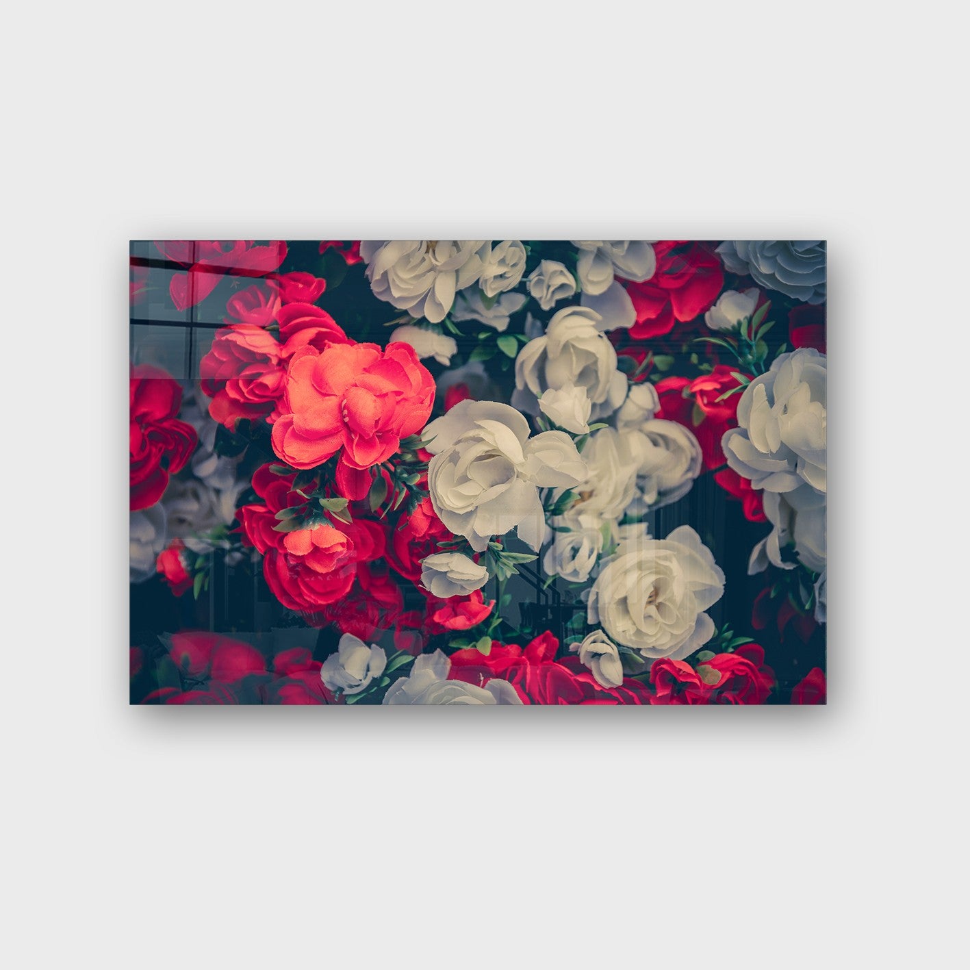 Quadro Decorativo em Vidro Temperado Multicolor 40x60cm - Arte Moderna para Parede