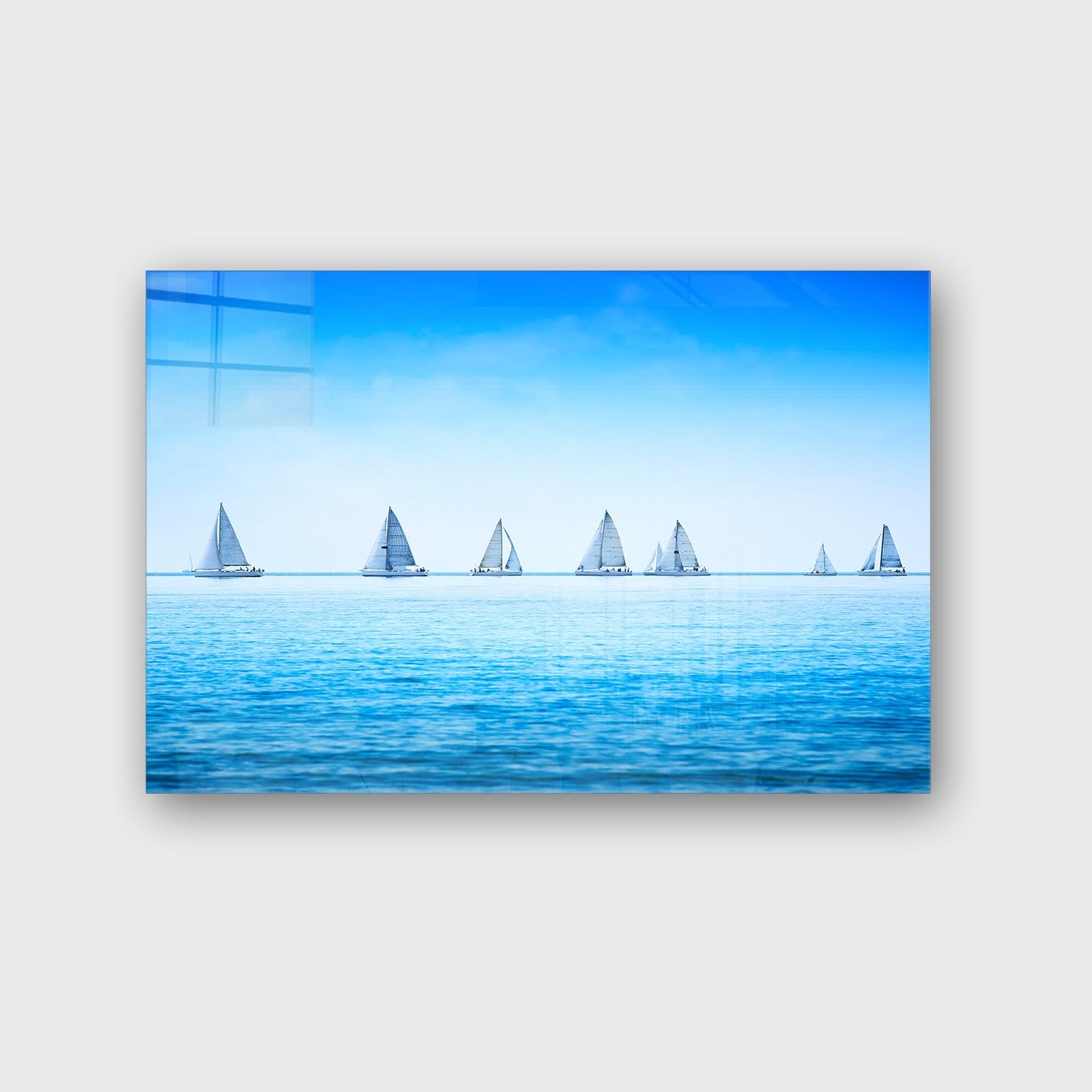 Quadro Decorativo em Vidro Temperado Multicolor 40x60cm - Arte Moderna para Parede