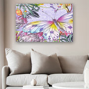 Quadro Decorativo em Vidro Temperado Multicolor 70x100cm - Arte Moderna para Parede