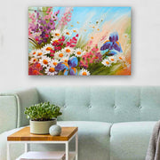 Quadro Decorativo em Vidro Temperado Multicolor 50x70cm - Arte Moderna para Parede