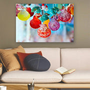 Quadro Decorativo em Vidro Temperado Multicolor 40x60cm - Arte Moderna para Parede