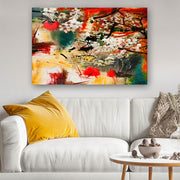 Quadro Decorativo em Vidro Temperado Multicolor 50x70cm - Arte Moderna para Parede