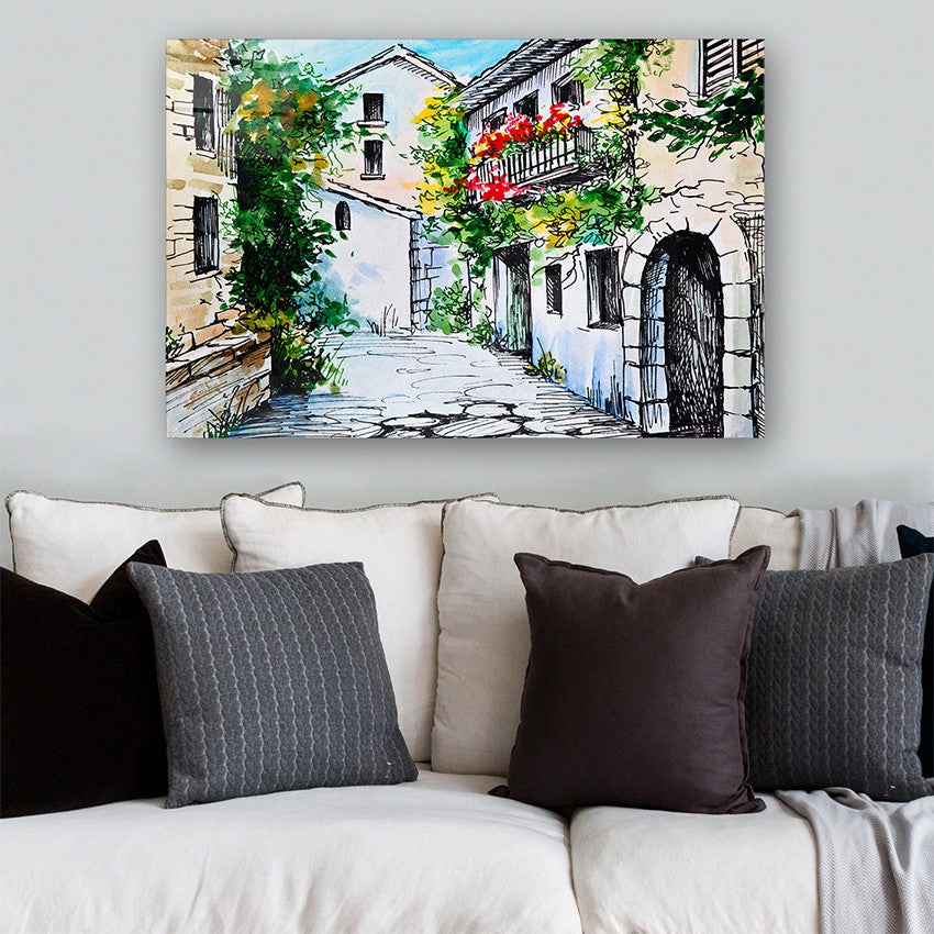 Quadro Decorativo em Vidro Temperado Multicolor 50x70cm - Arte Moderna para Parede