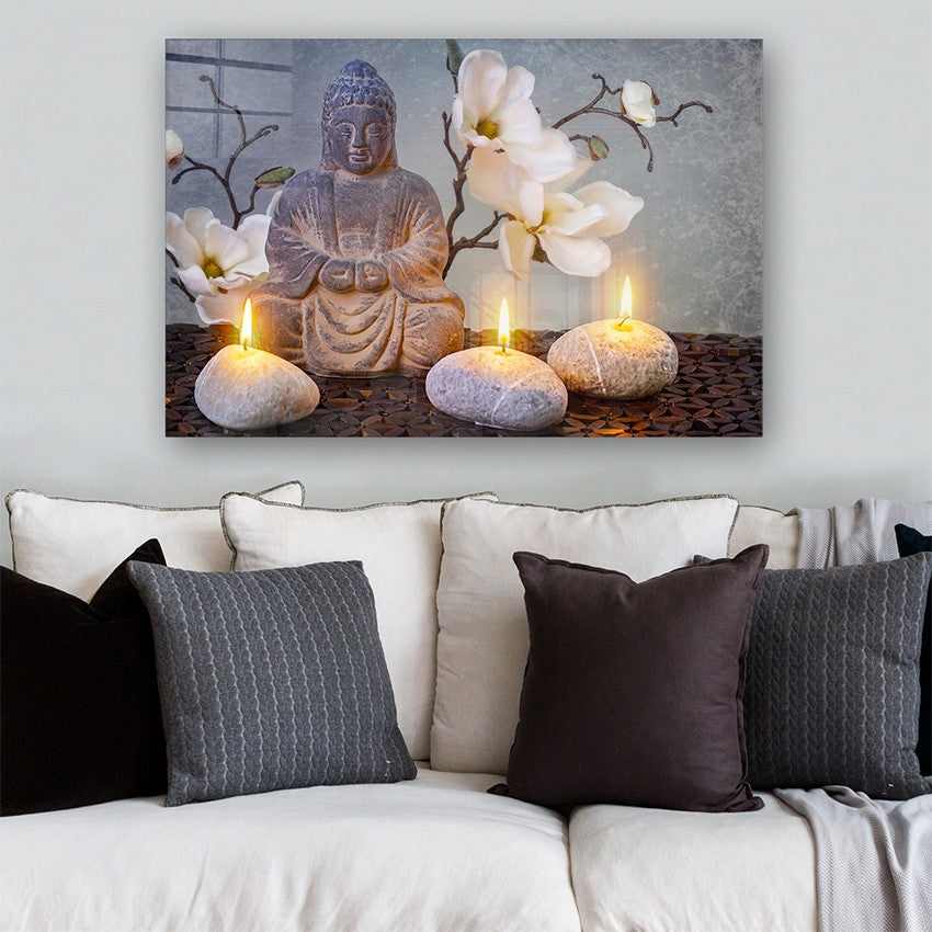Quadro Decorativo em Vidro Temperado Multicolor 70x100cm - Arte Moderna para Parede