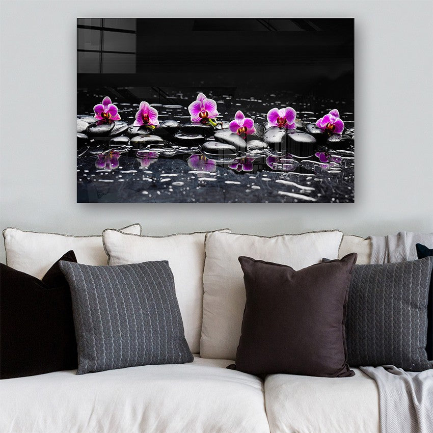 Quadro Decorativo em Vidro Temperado Multicolor 40x60cm - Arte Moderna para Parede