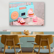 Quadro Decorativo em Vidro Temperado Multicolor 70x100cm - Arte Moderna para Parede