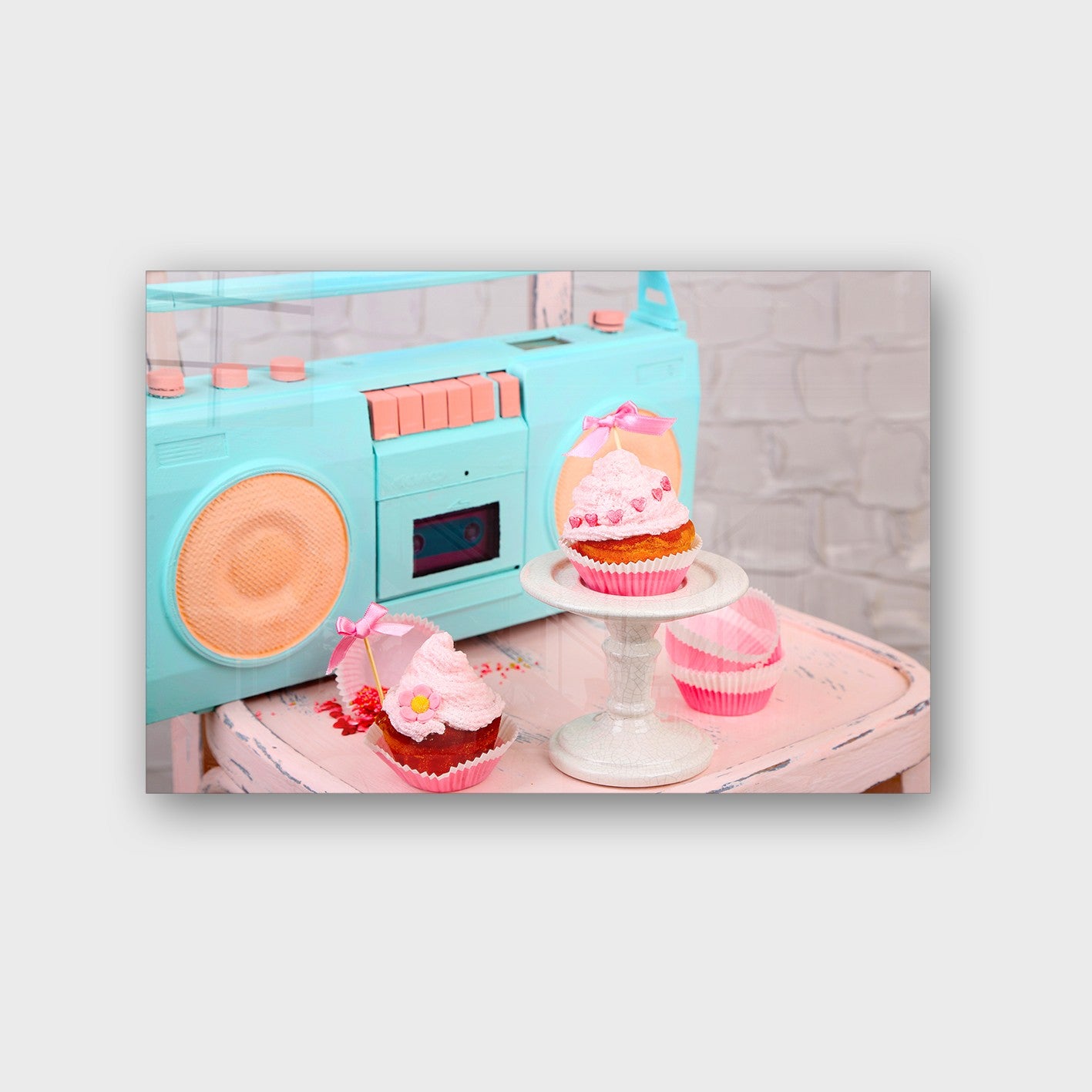 Quadro Decorativo em Vidro Temperado Multicolor 70x100cm - Arte Moderna para Parede