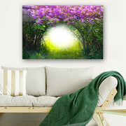 Quadro Decorativo em Vidro Temperado Multicolor 40x60cm - Arte Moderna para Parede