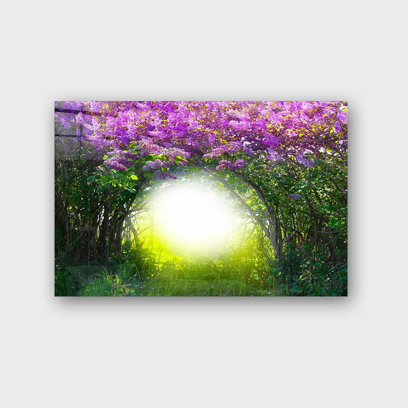 Quadro Decorativo em Vidro Temperado Multicolor 50x70cm - Arte Moderna para Parede
