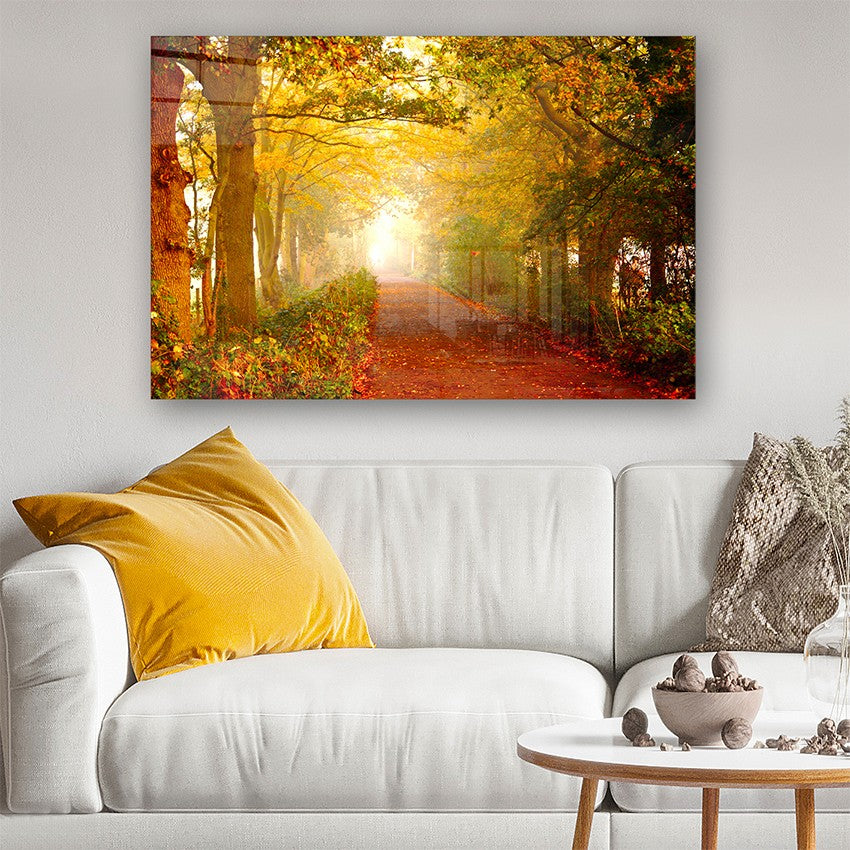 Quadro Decorativo em Vidro Temperado Multicolor 50x70cm - Arte Moderna para Parede