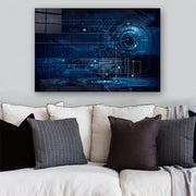Quadro Decorativo em Vidro Temperado Multicolor 50x70cm - Arte Moderna para Parede