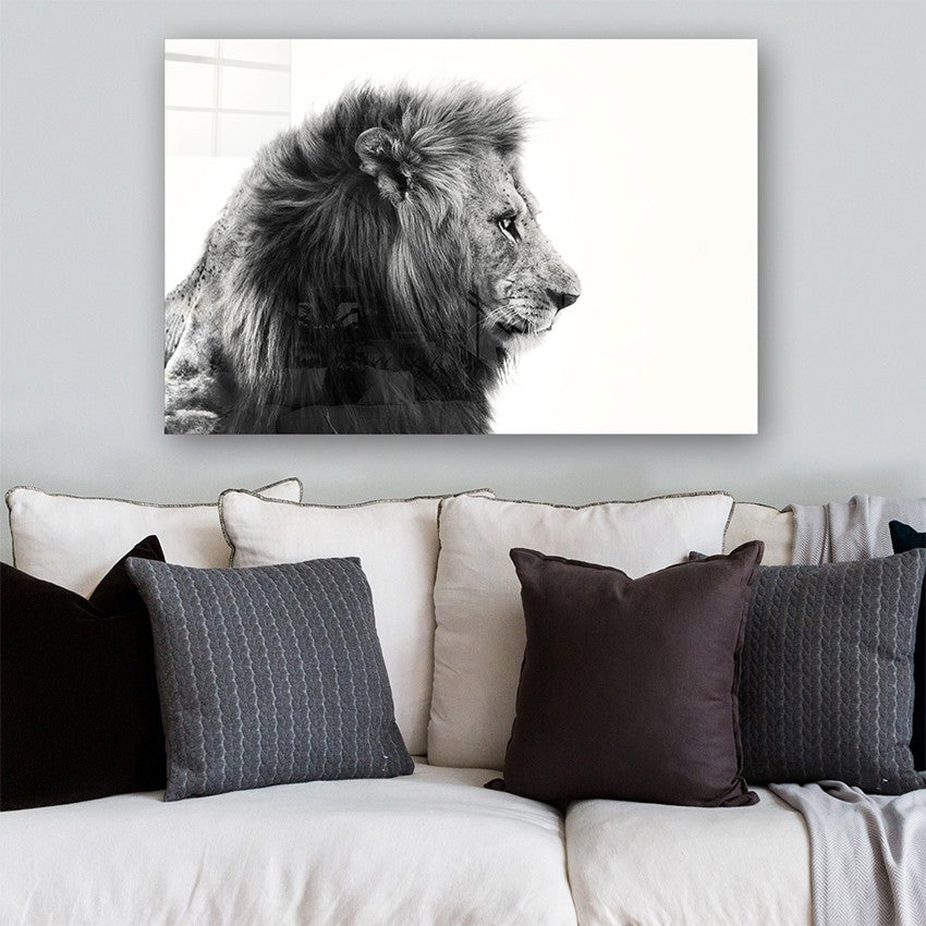 Quadro Decorativo em Vidro Temperado Multicolor 70x100cm - Arte Moderna para Parede