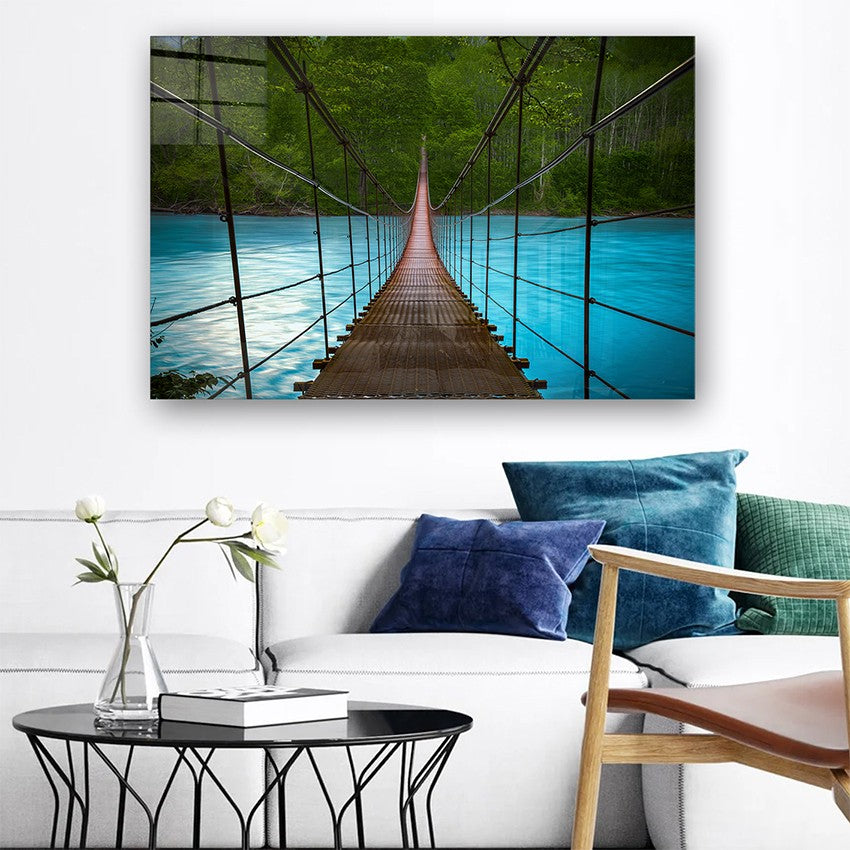 Quadro Decorativo em Vidro Temperado Multicolor 70x100cm - Arte Moderna para Parede