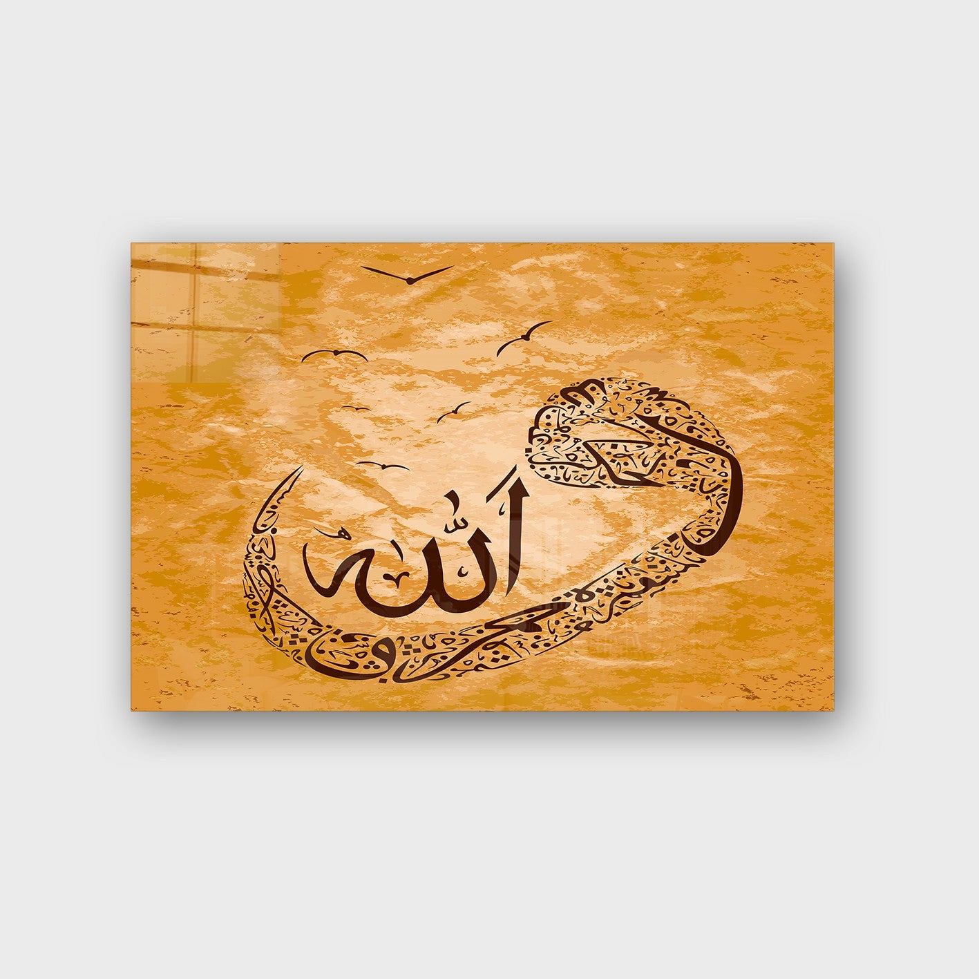 Quadro Decorativo em Vidro Temperado Multicolor 70x100cm - Arte Moderna para Parede