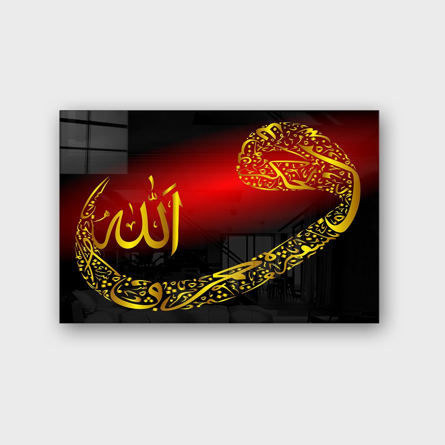 Quadro Decorativo em Vidro Temperado Multicolor 50x70cm - Arte Moderna para Parede