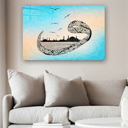 Quadro Decorativo em Vidro Temperado Multicolor 70x100cm - Arte Moderna para Parede