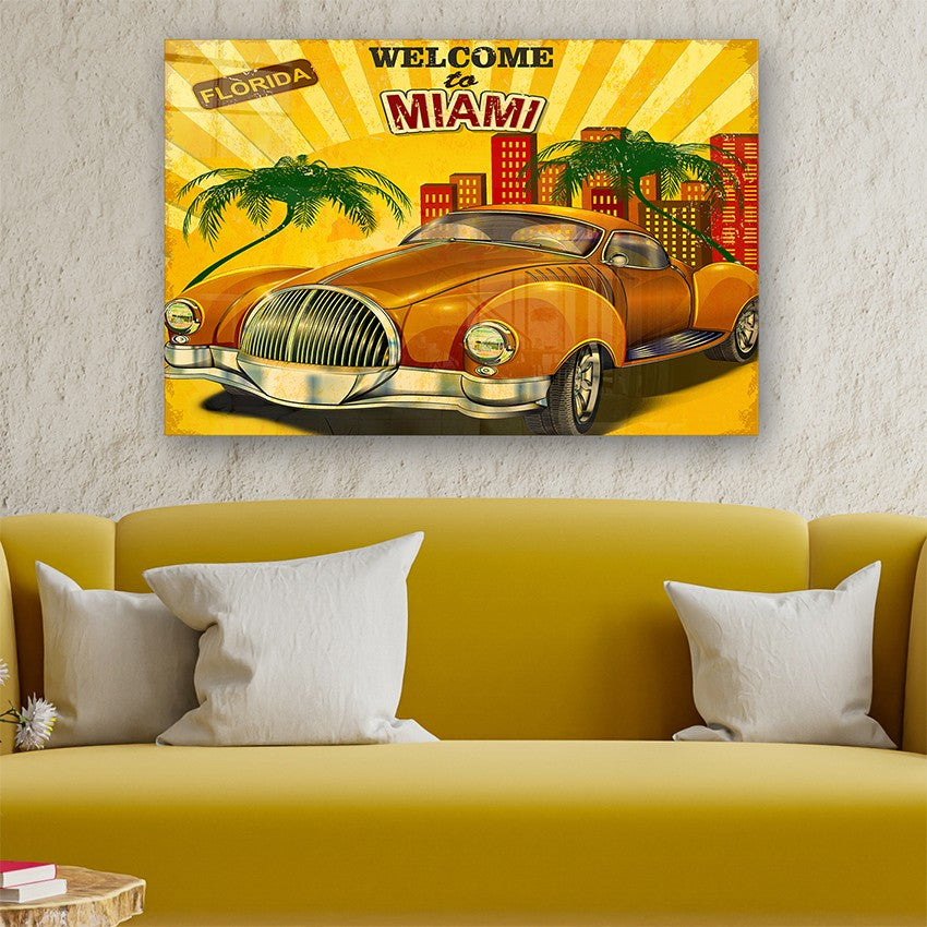 Quadro Decorativo em Vidro Temperado Multicolor 50x70cm - Arte Moderna para Parede