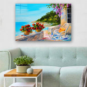 Quadro Decorativo em Vidro Temperado Multicolor 40x60cm - Arte Moderna para Parede