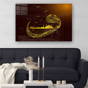 Quadro Decorativo em Vidro Temperado Multicolor 50x70cm - Arte Moderna para Parede