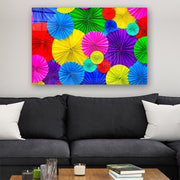 Quadro Decorativo em Vidro Temperado Multicolor 40x60cm - Arte Moderna para Parede