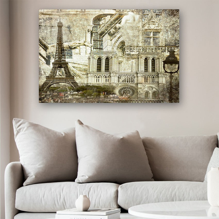 Quadro Decorativo em Vidro Temperado Multicolor 70x100cm - Arte Moderna para Parede