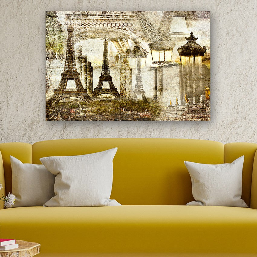 Quadro Decorativo em Vidro Temperado Multicolor 50x70cm - Arte Moderna para Parede