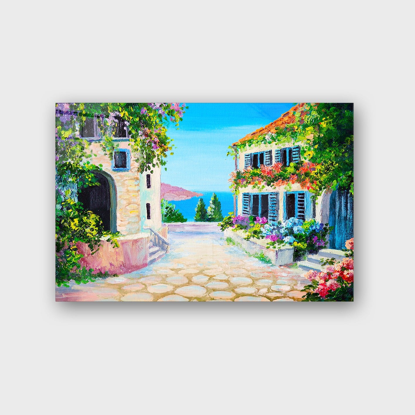 Quadro Decorativo em Vidro Temperado Multicolor 50x70cm - Arte Moderna para Parede