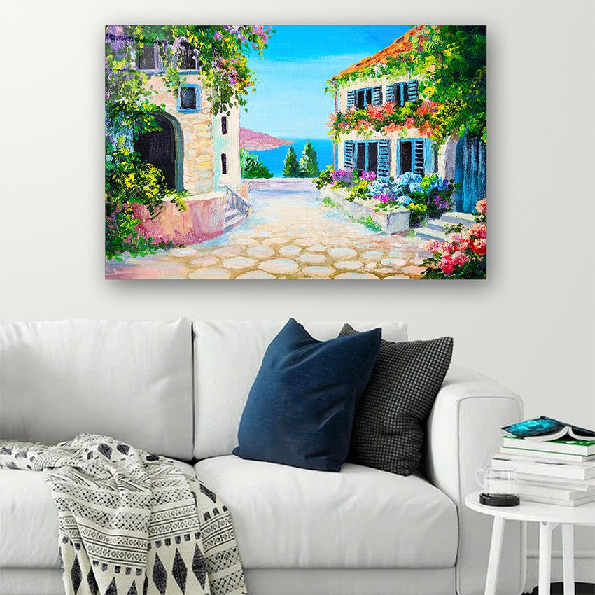 Quadro Decorativo em Vidro Temperado Multicolor 70x100cm - Arte Moderna para Parede