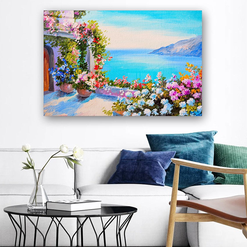 Quadro Decorativo em Vidro Temperado Multicolor 40x60cm - Arte Moderna para Parede