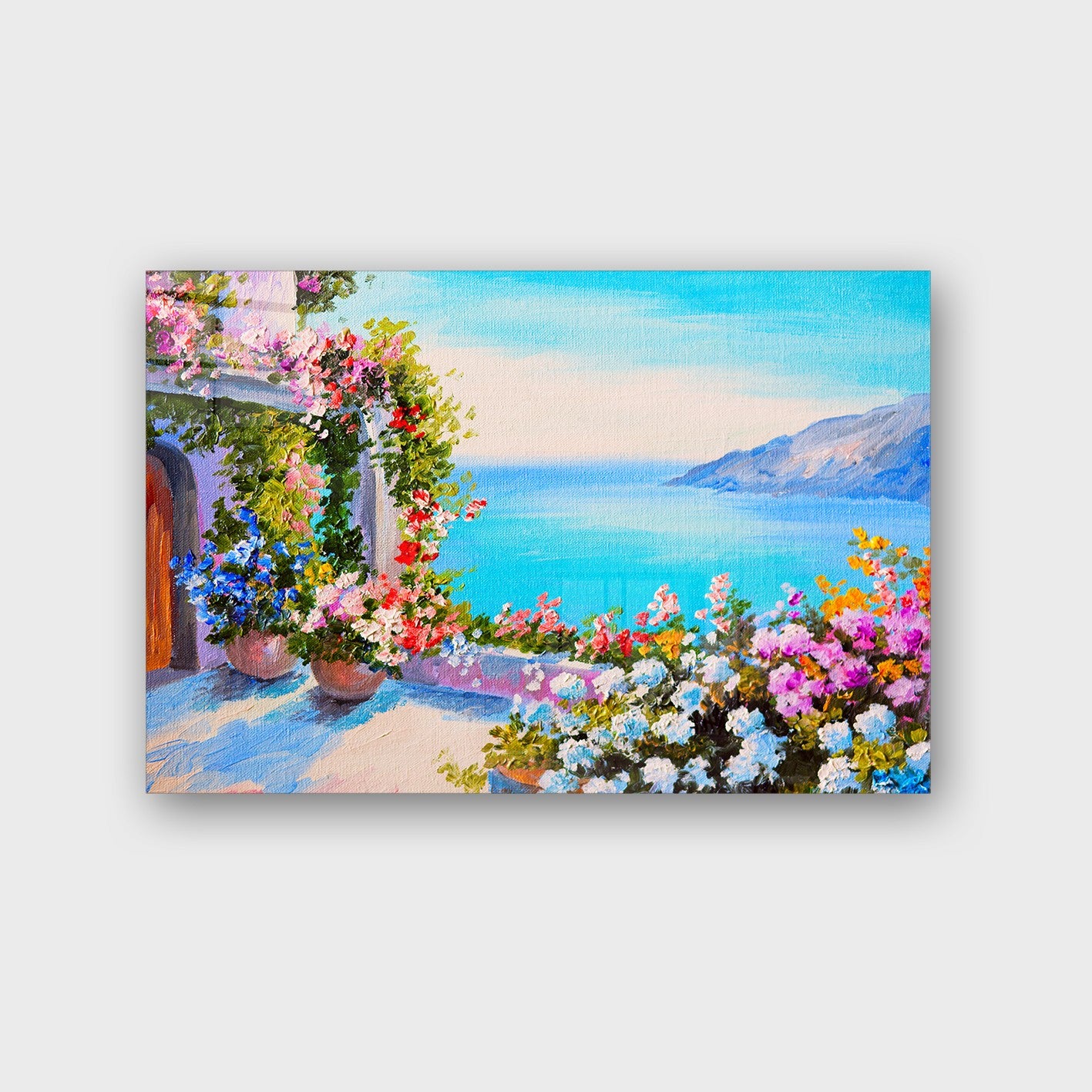 Quadro Decorativo em Vidro Temperado Multicolor 70x100cm - Arte Moderna para Parede