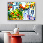 Quadro Decorativo em Vidro Temperado Multicolor 40x60cm - Arte Moderna para Parede