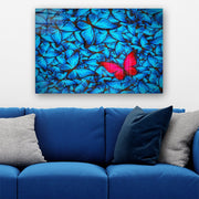 Quadro Decorativo em Vidro Temperado Multicolor 40x60cm - Arte Moderna para Parede