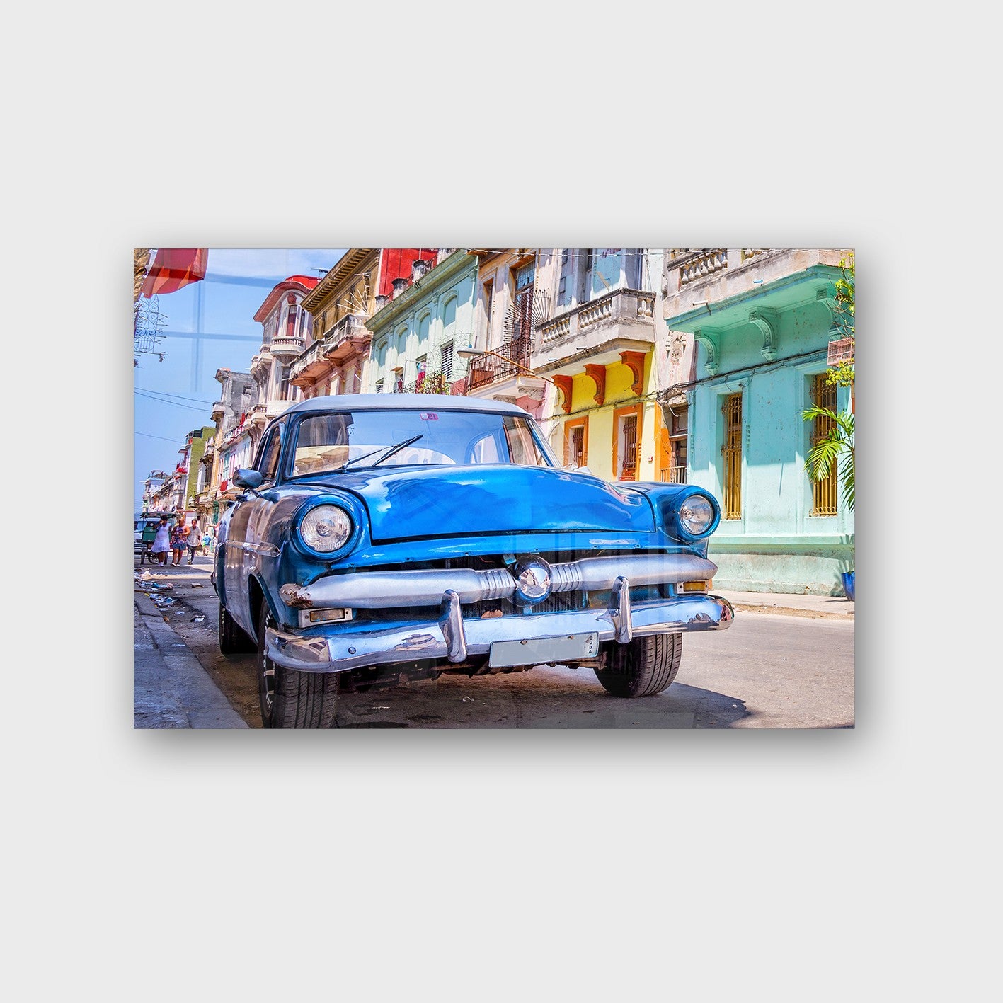 Quadro Decorativo em Vidro Temperado Multicolor 70x100cm - Arte Moderna para Parede