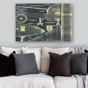 Quadro Decorativo em Vidro Temperado Multicolor 40x60cm - Arte Moderna para Parede