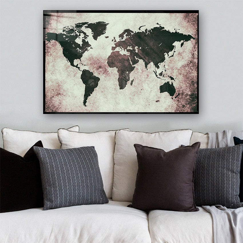 Quadro Decorativo em Vidro Temperado Multicolor 40x60cm - Arte Moderna para Parede