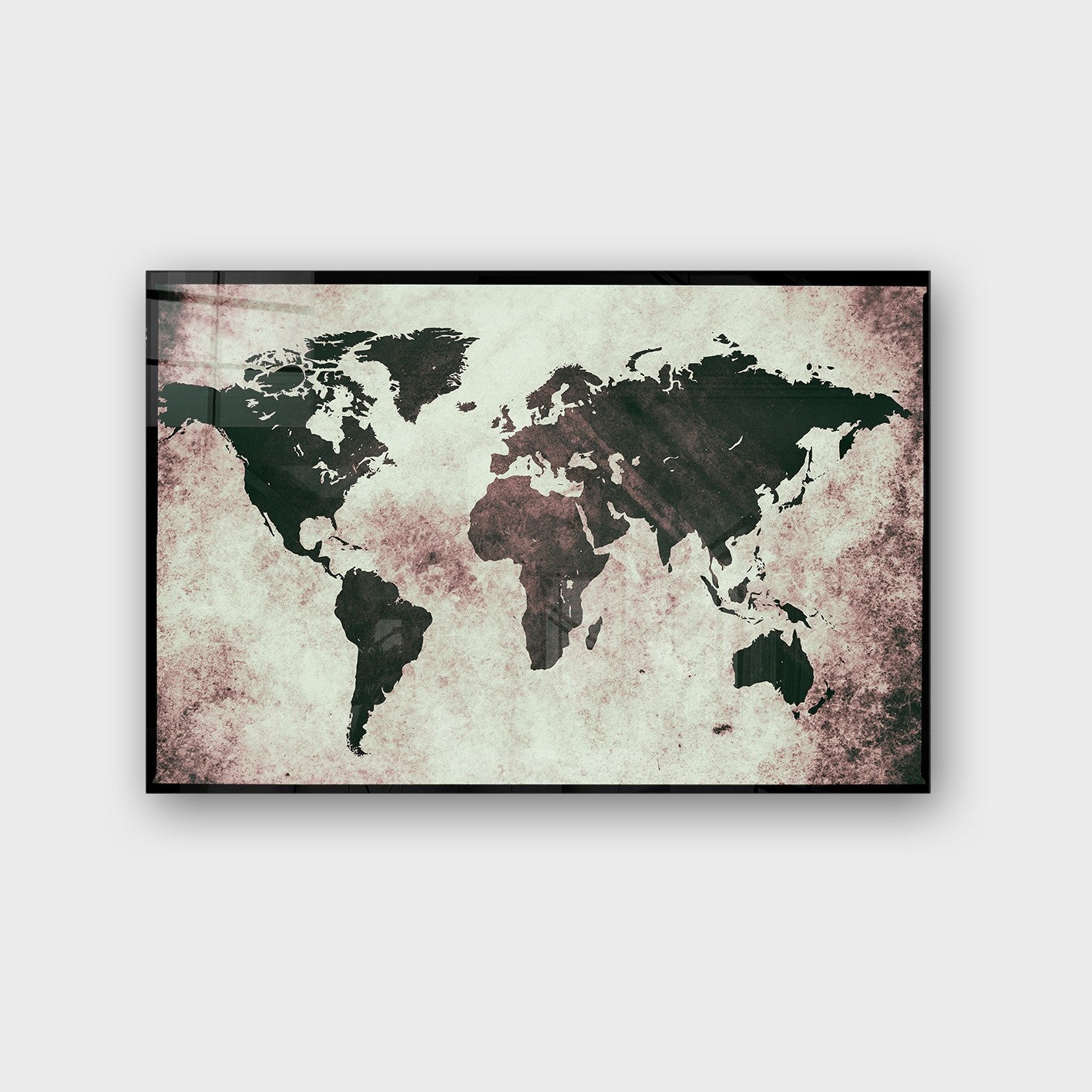 Quadro Decorativo em Vidro Temperado Multicolor 40x60cm - Arte Moderna para Parede