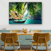 Quadro Decorativo em Vidro Temperado Multicolor 70x100cm - Arte Moderna para Parede