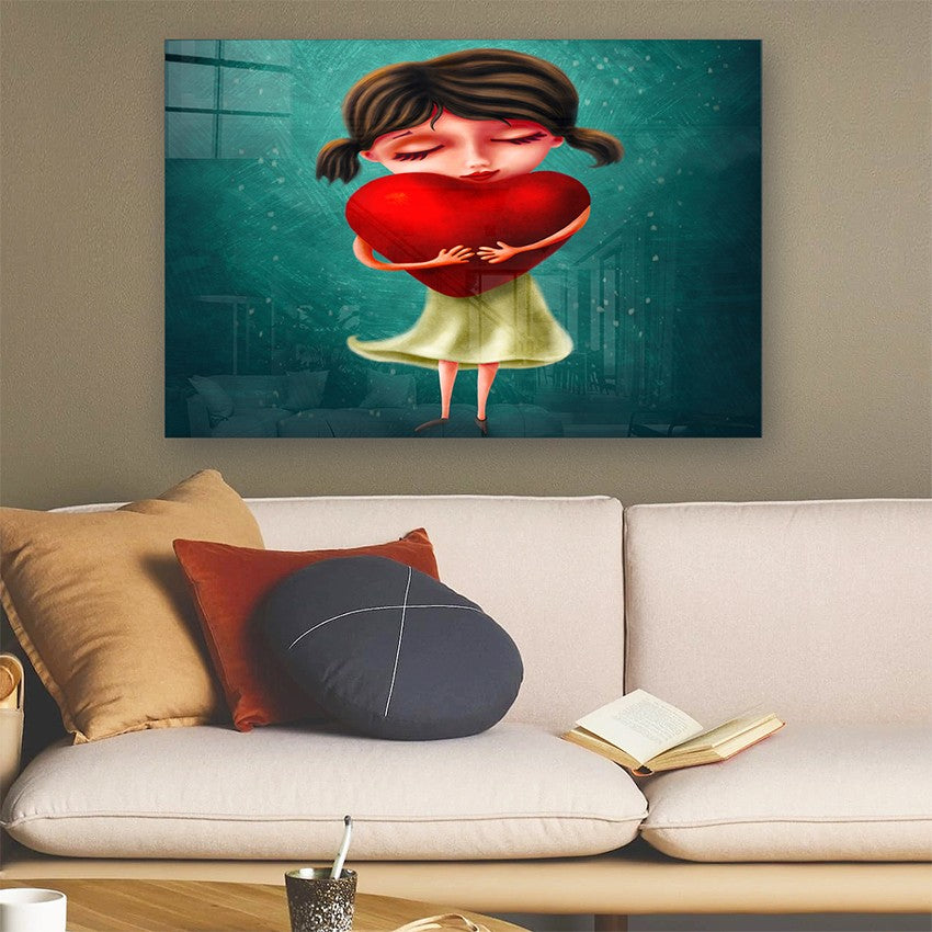 Quadro Decorativo em Vidro Temperado Multicolor 40x60cm - Arte Moderna para Parede