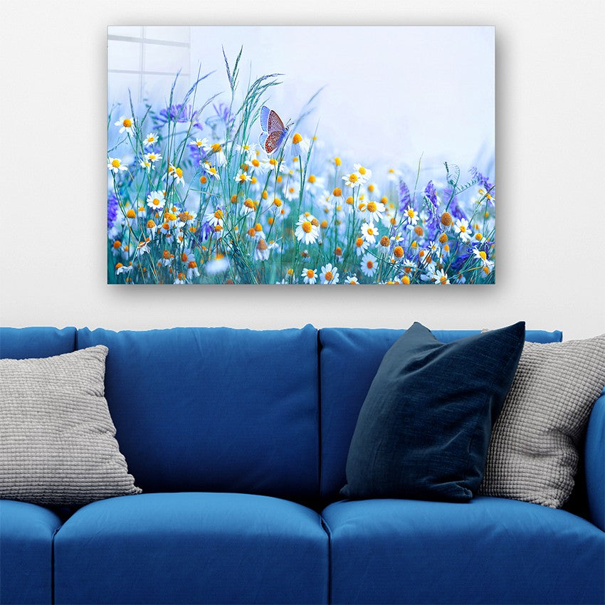 Quadro Decorativo em Vidro Temperado Multicolor 40x60cm - Arte Moderna para Parede