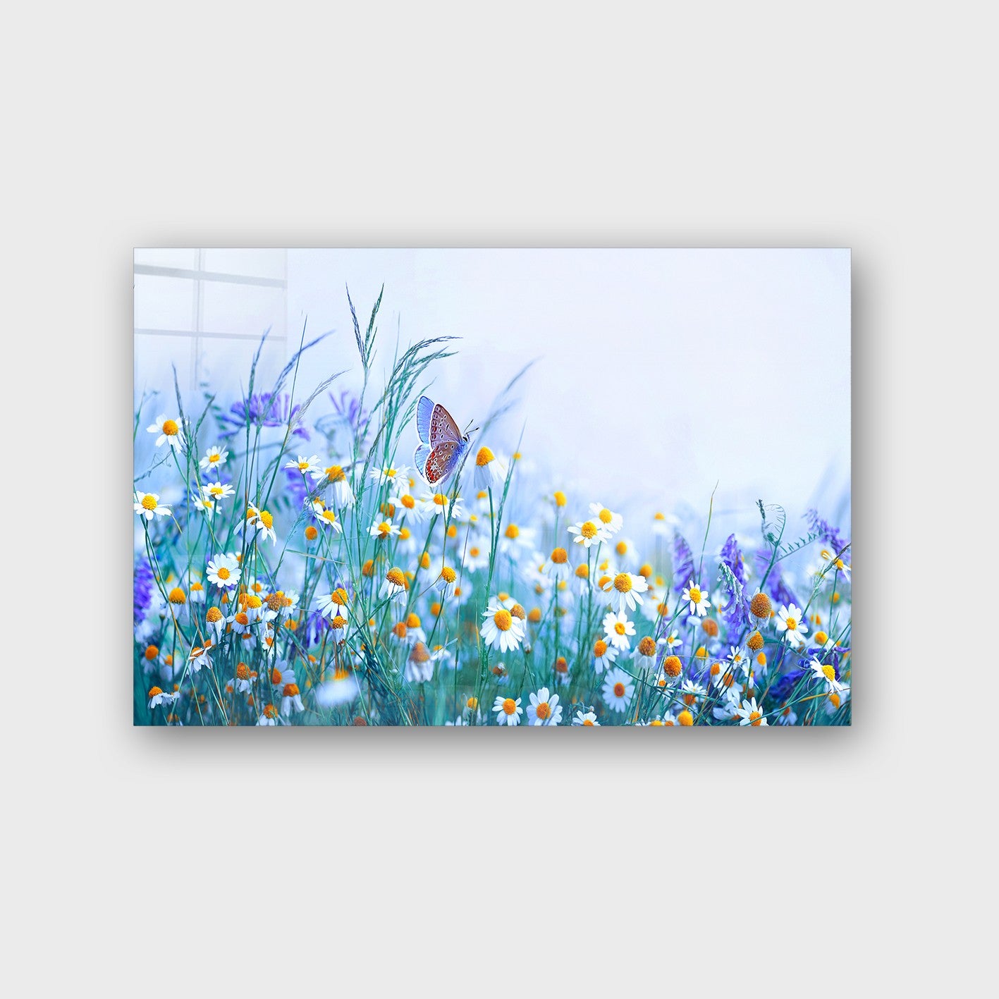 Quadro Decorativo em Vidro Temperado Multicolor 70x100cm - Arte Moderna para Parede