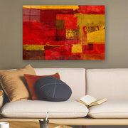 Quadro Decorativo em Vidro Temperado Multicolor 40x60cm - Arte Moderna para Parede