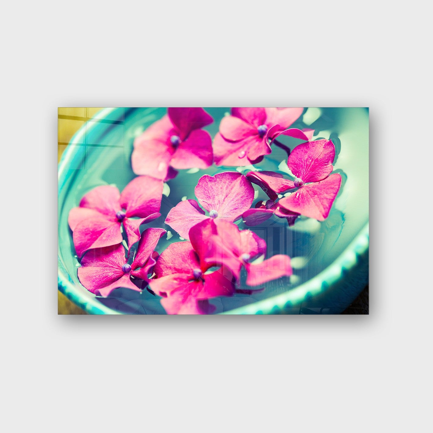 Quadro Decorativo em Vidro Temperado Multicolor 50x70cm - Arte Moderna para Parede