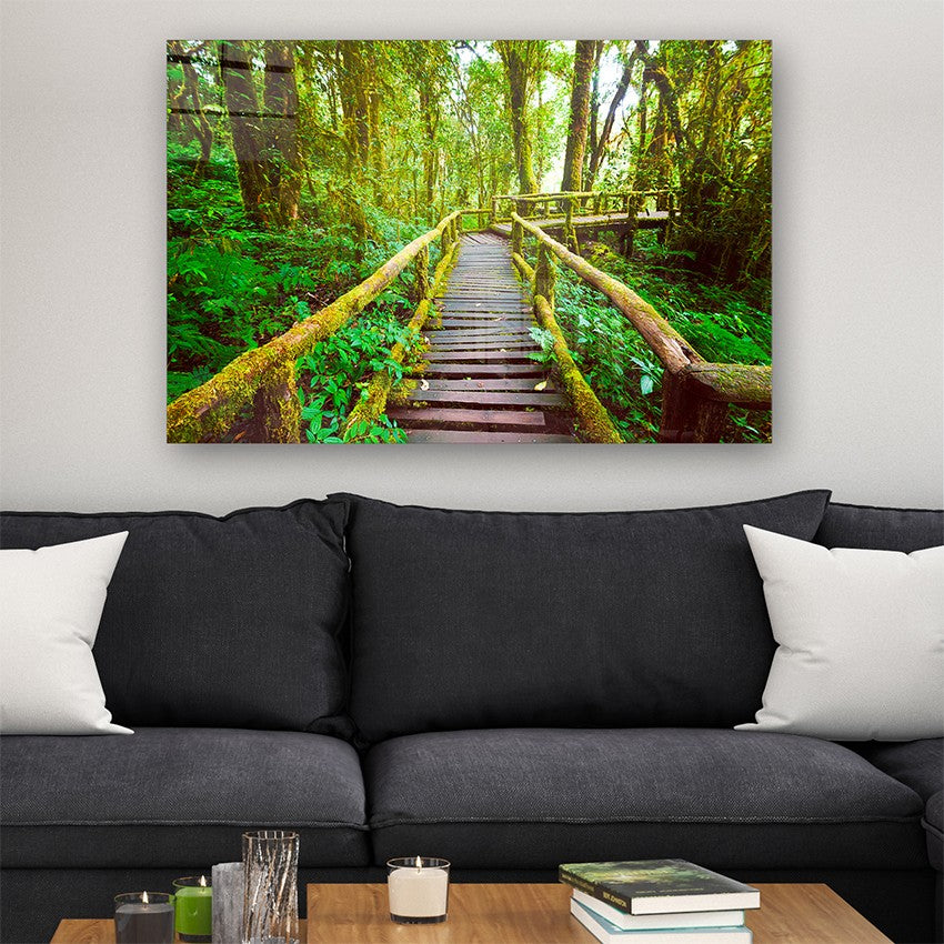 Quadro Decorativo em Vidro Temperado Multicolor 40x60cm - Arte Moderna para Parede