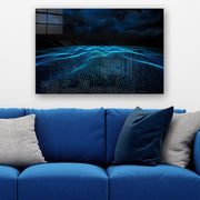 Quadro Decorativo em Vidro Temperado Multicolor 70x100cm - Arte Moderna para Parede