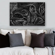 Quadro Decorativo em Vidro Temperado Multicolor 50x70cm - Arte Moderna para Parede